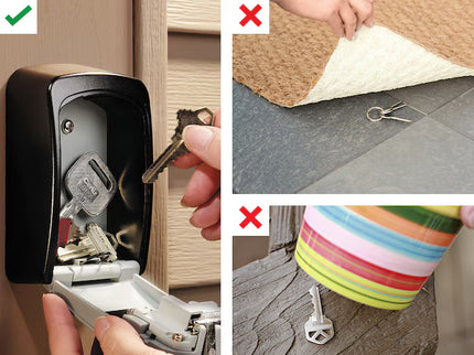 Master Lock Wall Mount Combination Dials Lock Box