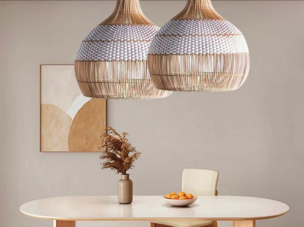Kavra rattan pendant lamp shade