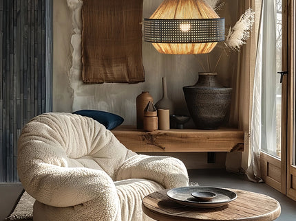 Alora Rattan Woven Pendant Light