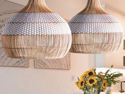Kavra rattan pendant lamp shade