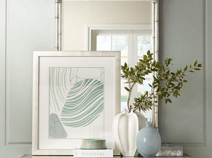 Star Fruit Large Matte White 13" High Ceramic Vase