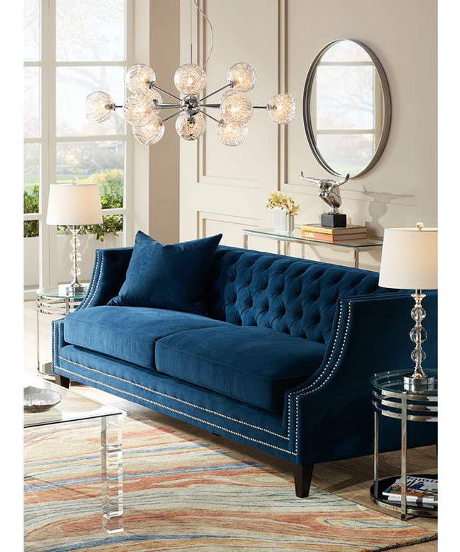 Male Gymnast Pose 19 1/2" Wide Silver Sculpture