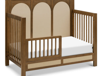 M24801NLPSEW,Namesake,Eloise 4-in-1 Convertible Crib in Natural Walnut & Performance Sand Eco-Weave