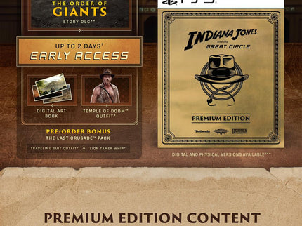 Indiana Jones and the Great Circle: Premium Edition - PlayStation 5