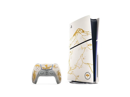 Sony PlayStation 5 Slim Console - Ghost of Yotei Gold Limited Edition Bundle