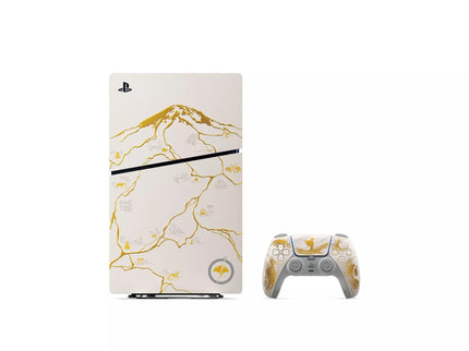 Sony PlayStation 5 Slim Console - Ghost of Yotei Gold Limited Edition Bundle