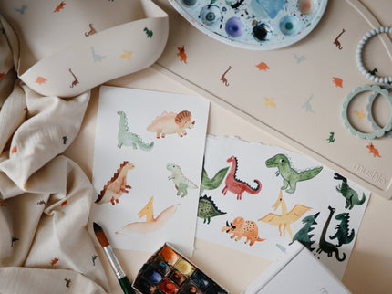 Mushie Organic Cotton Muslin Swaddle Blanket