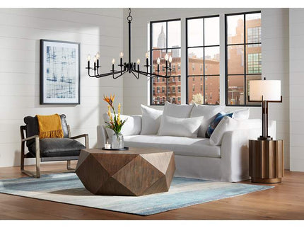 Isla Blue Multi-Color 20" Square Throw Pillow