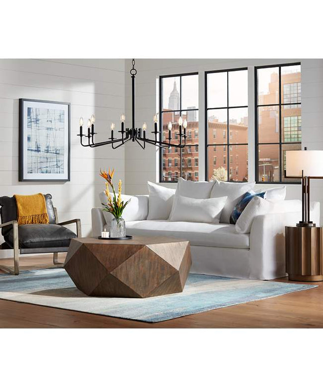 Isla Blue Multi-Color 20" Square Throw Pillow