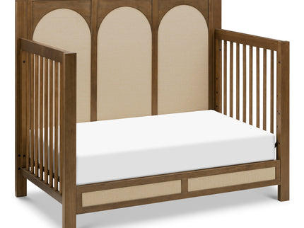 M24801NLPSEW,Namesake,Eloise 4-in-1 Convertible Crib in Natural Walnut & Performance Sand Eco-Weave
