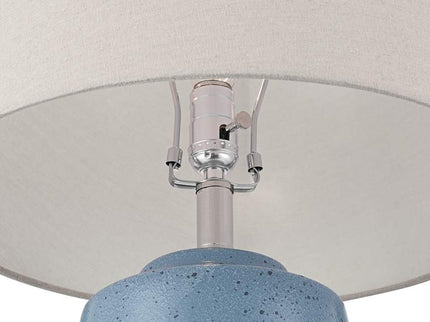 360 Lighting Aegean 28" High Coastal Blue Ceramic Table Lamp Set of 2