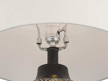 360 Lighting Benito 23 1/2" High Diamond Pattern Jar Table Lamp