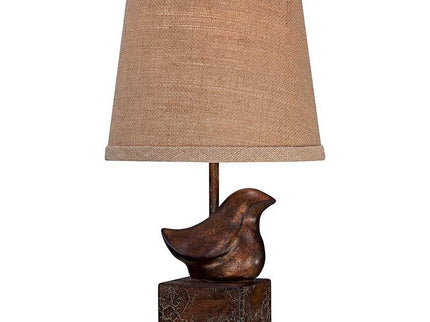 360 Lighting Bird Moderne 15 1/2" Crackle Finish Small Accent Lamp