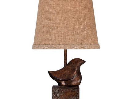 360 Lighting Bird Moderne 15 1/2" Crackle Finish Small Accent Lamp
