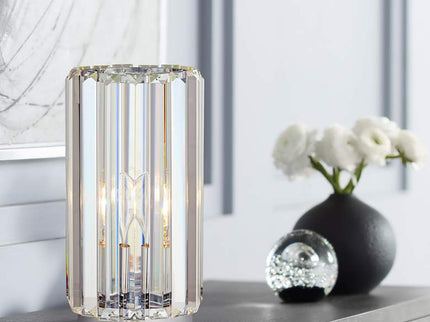 360 Lighting Caledan 10 1/2" High Crystal Accent Table Lamp
