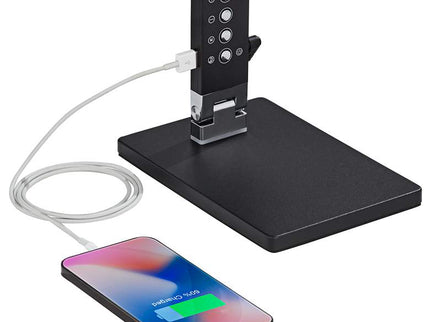 360 Lighting Jett 16 1/2" Black Modern LED Desk Lamp with USB Port