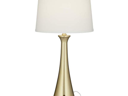 360 Lighting Karl 27 1/2" Modern Gold USB Table Lamps Set of 2