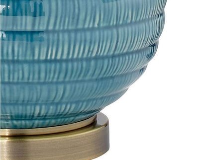 360 Lighting Kayley 24" High Modern Blue Ceramic Table Lamps Set of 2