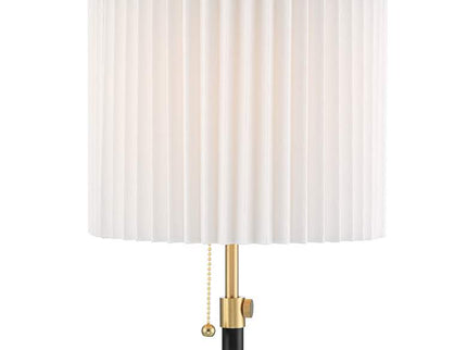 360 Lighting Lenore Adjustable Height Black and Gold USB Lamps Set of 2