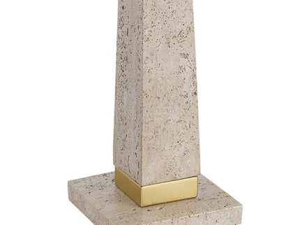 360 Lighting Lorena 29 1/4" Modern Brass and Sandstone Table Lamp