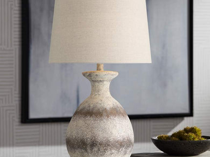 360 Lighting Lorraine 27" High Beige Terracotta Table Lamp