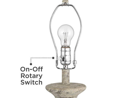 360 Lighting Lorraine 27" High Beige Terracotta Table Lamp