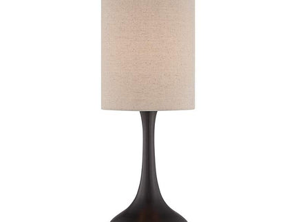 360 Lighting Moderne Droplet 24 1/2" Bronze Modern Table Lamp