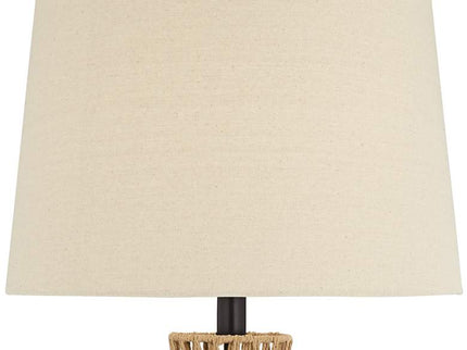 360 Lighting San Carlos 27" Rattan Wicker Table Lamps Set of 2