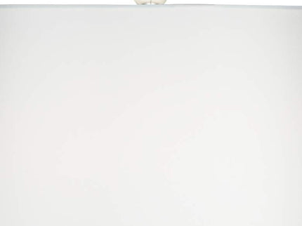 360 Lighting Scalloped 24 1/2" Ceramic LED Lamps with Dimmers Set of 2