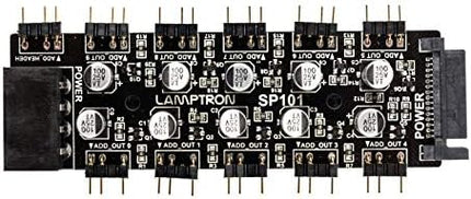 SP101 10-Way 5V Digital Addressable RGB Hub (Black)