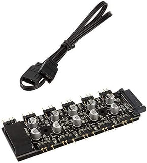 SP101 10-Way 5V Digital Addressable RGB Hub (Black)