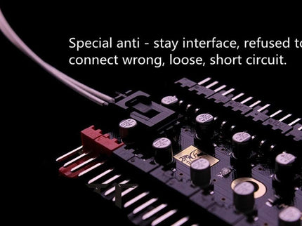 Fan Controller pc Chassis Fan Hub CPU Cooling Fan hub pc 10 Port 12 V SATA to Fan-Header with 4 Pin PWM Controller Corsair Fan