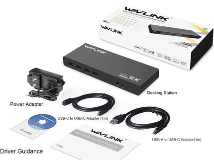 WAVLINK Pro Dual 4K@60Hz Universal Docking Station