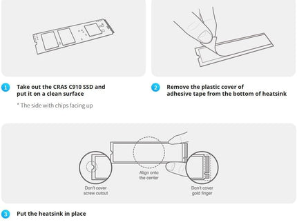 KLEVV CRAS C910 1TB M.2 2280 NVMe PCIe