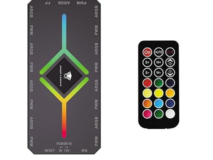 ShakingTank 9-Port ARGB/PWM Fan Hub – SATA Powered