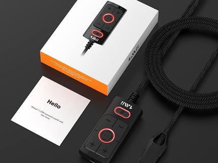 1Mii USB Sound Card - 3.5mm Jack Audio Adapter