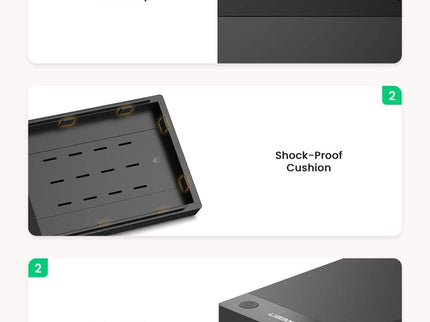 UGREEN External Hard Drive Enclosure for 3.5 2.5 Inch SATA SSD