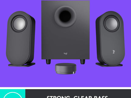 Logitech Z407 – Bluetooth Computer Speakers with Subwoofer
