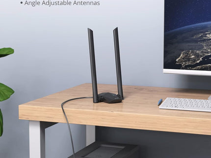 BrosTrend USB WiFi 6 Adapter AX1800 Long Range