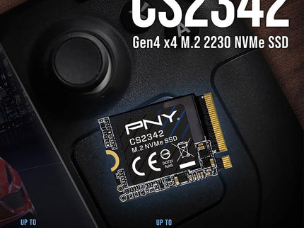 PNY CS2342 1TB Gen4 PCIe NVMe M.2 2230 3D NAND SSD