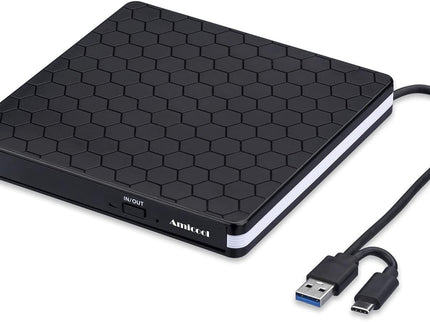 External DVD Drive, Amicool USB 3.0