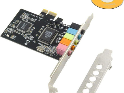 5.1 Internal PCIe Sound Card for PC Windows 8 7 with Low Profile Bracket