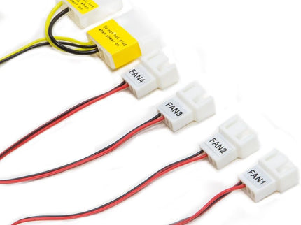 Kingwin 4-Channel Fan Controller – LED Display, 3.5" Bay, Independent Knob Control, Easy Setup