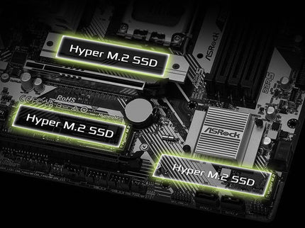 ASRock B760M Pro RS Motherboard DDR5 7200MHz HDMI