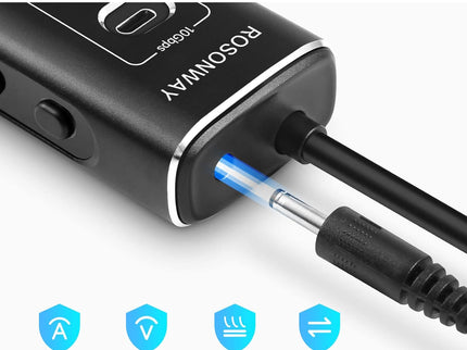 Powered USB Hub, Rosonway 7-Port USB 3.2/USB C Hub