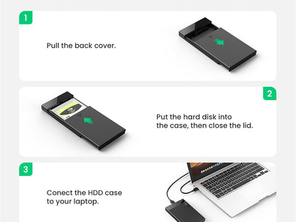 UGREEN 2.5" Hard Drive Enclosure USB 3.0 to SATA III