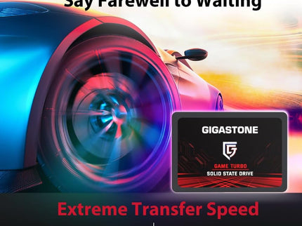 Gigastone SATA SSD 512GB (2-Pack) 2.5 inch SSD 550MB