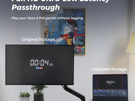 4K HDMI Capture Card, USB 3.0 Video Capture Card for Streaming