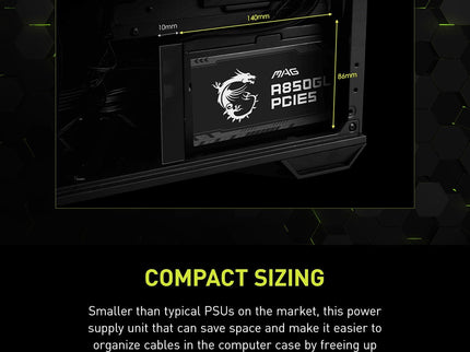 MSI MAG A850GL PCIE 5 & ATX 3.0