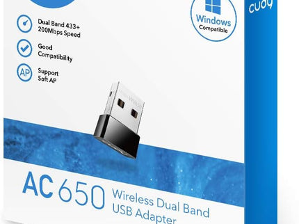 Cudy AC 650Mbps USB WiFi Adapter for PC